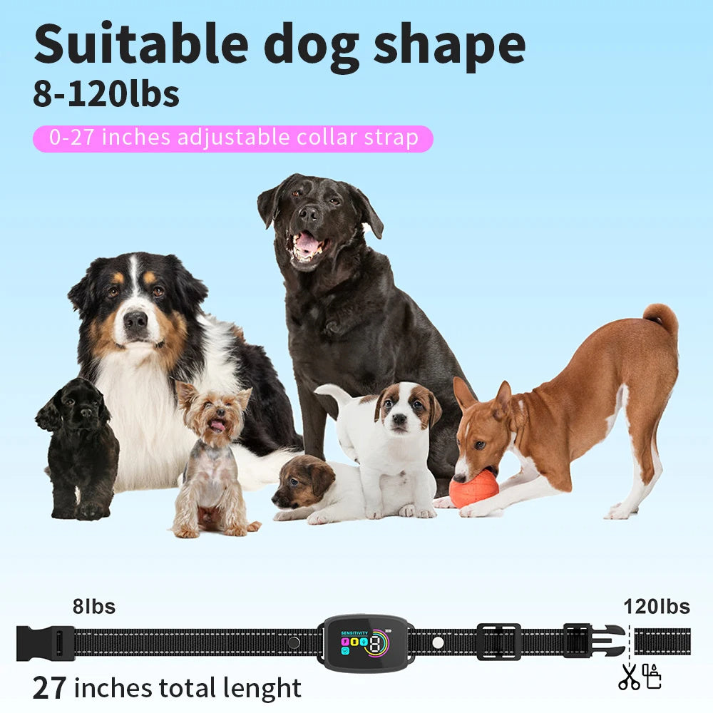Smart Anti-Bark Collar Product information: Material: Plastic Why Pet Owners Love This Collar ✅ Customized & Humane Bark Control With 4 training modes—Beep, Vibration, Beep + Vibration, and Beep + Vibration + Safe Shock—plus 8 adjustable sensitivity level