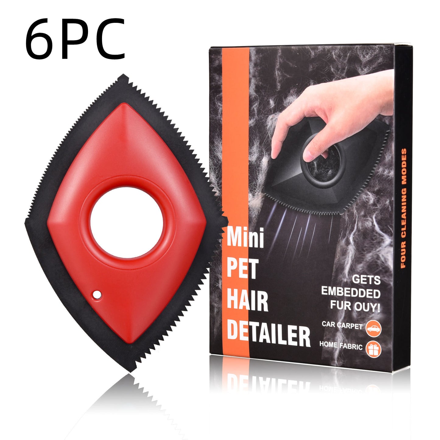 FurLift Pro Remover Tool Overview: 1. Four Cleaning Modes: This hair remover has 4 modes with different densities. You can switch the mode according to the number and length of pet hair to achieve the best cleaning effect. 2. Washable and Reusable: Don＇t