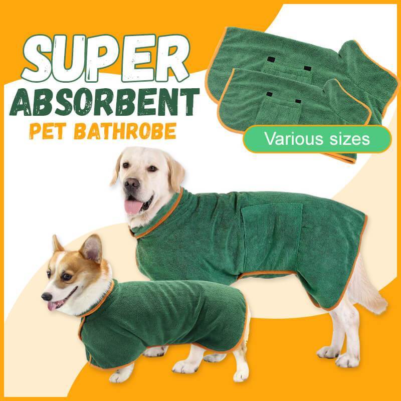 DryPaws™ Microfiber Bathrobe Overview: 1. Dog Bathrobe Towel, Dog Fast Drying Dog Drying Coat with Adjustable Chest Neck Strap, Super Absorbent Microfiber Material Pet Drying Moisture Absorbing Bathrobe with Hook and Loop 2. Healthy and skin-friendly mate