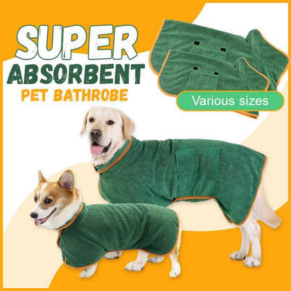 DryPaws™ Microfiber Bathrobe Overview: 1. Dog Bathrobe Towel, Dog Fast Drying Dog Drying Coat with Adjustable Chest Neck Strap, Super Absorbent Microfiber Material Pet Drying Moisture Absorbing Bathrobe with Hook and Loop 2. Healthy and skin-friendly mate