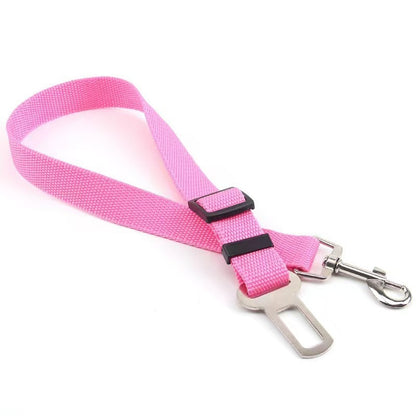 PawTether Dog Leash Product description: This product is a dog dog fixing belt / seat belt for cars, 2.5cm wide, the length of the fixing belt can be adjusted, and one end of the fixing belt can be fixed on the car seat belt. A collar that can hold the do