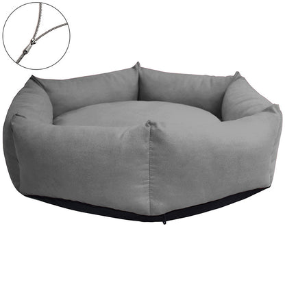 CozyHaven™ – All-Weather Washable Dog Kennel Product information: Materials: cloth Product category: pet nest Color: red, yellow, wine red, khaki, blue, dark green, light gray, dark gray, dark brown, purple Size: Outer Diameter S:50cm/19.68inch M:60cm/23.