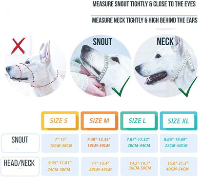 EasyFit Dog Muzzle Product information: Product Category: Dog muzzle Material: Nylon Colors: Red, blue, orange Specification: S,M,L,XL Use: Binding dog mouth bite disorderly barking Weight: 90g Packing list: 1* Dog muzzle Product Image: Pet Muzzles