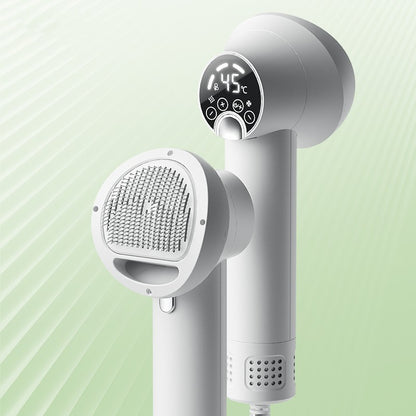 GroomBlow™ – Silent Smart Dryer & Comb for Pets Dry and groom your pet with ease using the GroomBlow™ Smart Pet Hair Dryer – the ultimate 2-in-1 tool designed to keep your dog or cat calm, clean, and fluffy. 2-in-1 Blow & Brush: Dries and detangles at the