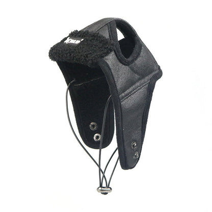 Pet Supplies Autumn Winter New Pet Dog Product information: Material: PU Product category: Makeover Style: European and American Applicable gender: Universal Color: brown, black, brown Size: S, M, L, XL, XXL Packing list: The dog leather cap*1 Pet Dresses