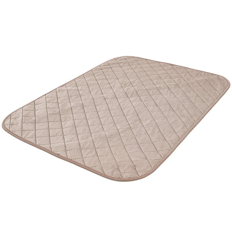 BambooPaw™ Training Pad Overview: This cooling mat is lightweight and easy to fold up for carry, good for using indoors, outdoors and traveling. Putting the mat on the floor, sofa, pet bad, car seat, lawn and anywhere outside under the shadow is perfect.
