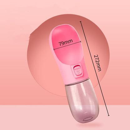 PawTrio Travel Cup Product Information: Material: Plastic Color: blue, pink, green, grey Size: 25.5x7x7cm Weight: 180g Capacity: 458ml Features: Plastic material for human use, high-temperature resistance, no deformation when filled with hot water Large o