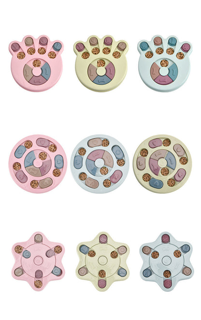 BrainPaw Puzzle Feeder Overview: - Made of safe and non-toxic quality material, it's wear-resistant, resistant to bite, not easy to age. - The pet puzzle feeder toy is easy to clean and durable. - It can slow down feeding to prevent overeating and help to