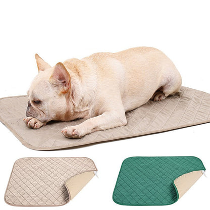 BambooPaw™ Training Pad Overview: This cooling mat is lightweight and easy to fold up for carry, good for using indoors, outdoors and traveling. Putting the mat on the floor, sofa, pet bad, car seat, lawn and anywhere outside under the shadow is perfect.