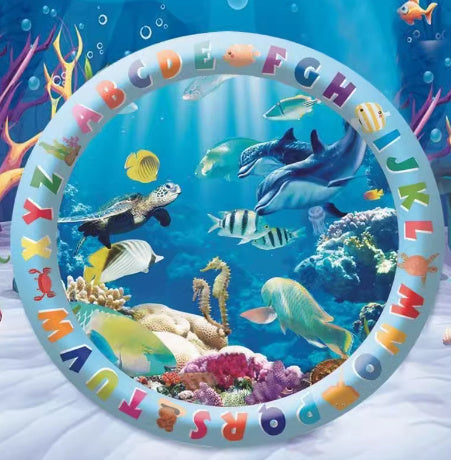 Cooling Pet Bed – Summer Ice Mat for Dogs & Cats Overview: The enhanced thickness ensures water playmat durability and long-lasting use. This water playmat features a fish design that captures the attention of pets and children. This water playmat for cat