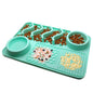 FurSniff Pet Mat Overview: 1. The licking mat is a unique form of pet slow-feeder dog bowl for the dog and puppies. 2. The lick mats have different textures whose design effectively reduces the speed of a pet’s eating 3. It cleans the pet's tongue and pro
