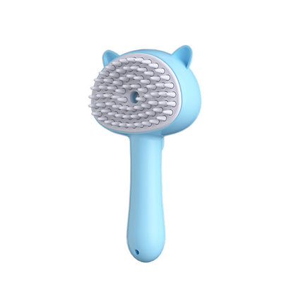 MistBrush – Rechargeable Self-Cleaning Pet Grooming Brush Overview: 1. Multi-Purpose Pet Grooming: The hair remover brush is a versatile pet grooming tool that offers multiple benefits. It effortlessly removes stray cat hair while providing a delightful m