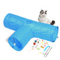 ClimbTunnel™ – Foldable Play Path for Curious Cats Product information: Product Name：Cat litter Material：Polyester Weight:360g Size (as above) :85X30X25CM Applicable objects: all kinds of cats Washing: hand wash [water rinse Function: Companionship / soot