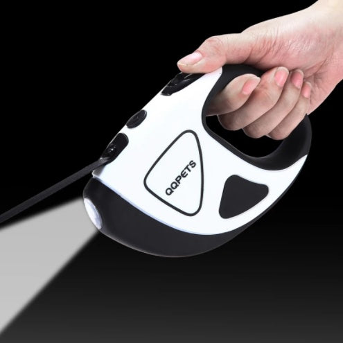 LumiLead Overview: Anti-slip rubberized frosted handle 360° anti-winding Impact-resistant nylon plastic and glass fiber Durable nylon braid Specification: Handle material: ABS material Body material: TPR+PP Buckle material: zinc alloy Telescopic length: 3