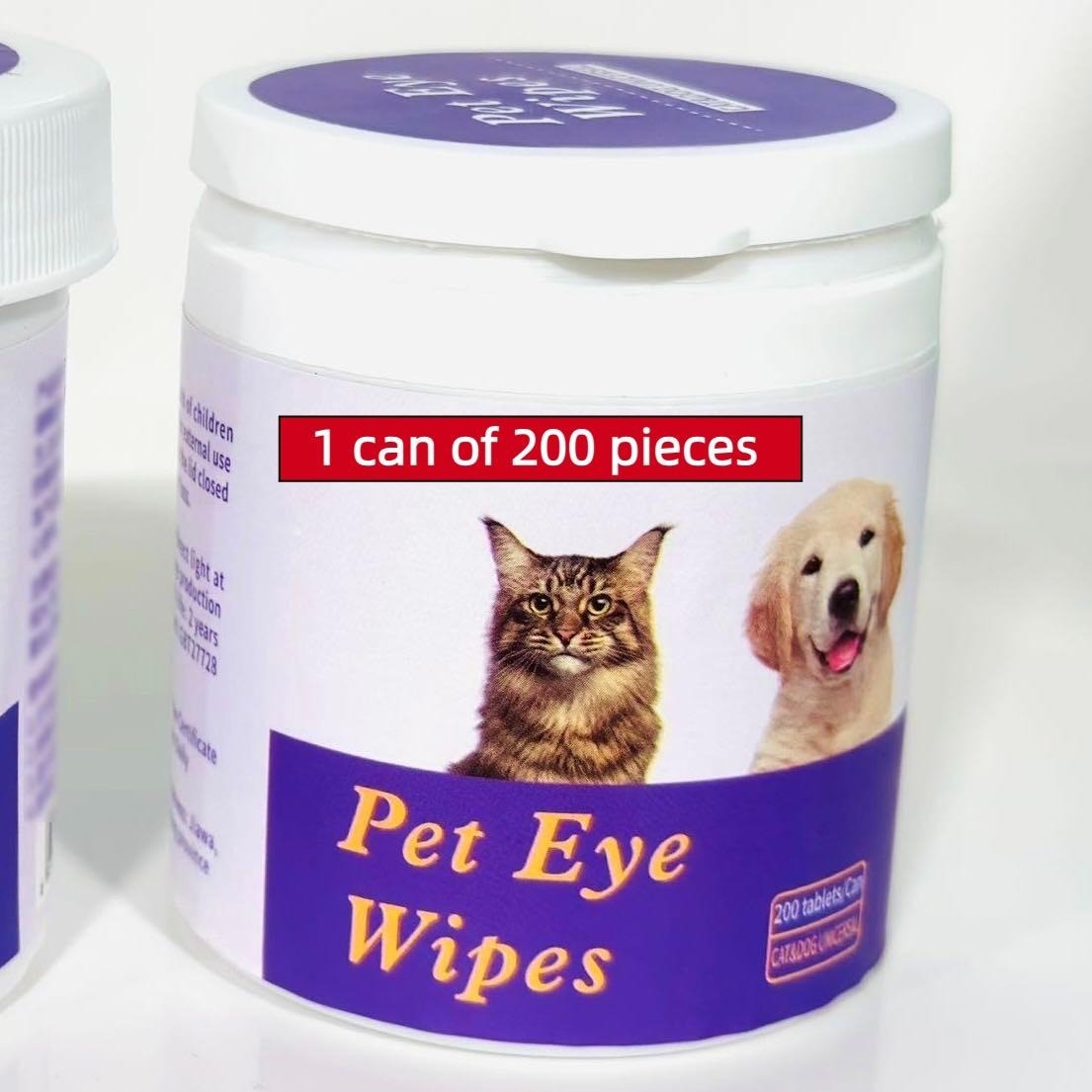 EyeBright™ – 200 Pet Eye Wipes for Dogs & Cats Product Description: Keep your pet’s eyes clean, clear, and healthy with EyeBright™ Pet Eye Wipes – gentle, effective wipes designed to remove tear stains and eye discharge from dogs and cats. 200 Pre-Moisten