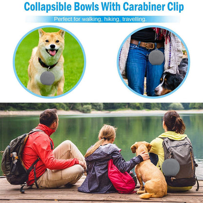 PetFold Twin Bowl Collapsible Double Dog & Cat Bowl – Portable, Spill-Proof, Travel-Friendly Feed your furry companions with ease—anywhere, anytime. This foldable double bowl is the ultimate solution for pet parents on the go. Whether it’s a quick walk, a