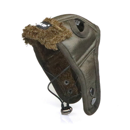 Pet Supplies Autumn Winter New Pet Dog Product information: Material: PU Product category: Makeover Style: European and American Applicable gender: Universal Color: brown, black, brown Size: S, M, L, XL, XXL Packing list: The dog leather cap*1 Pet Dresses