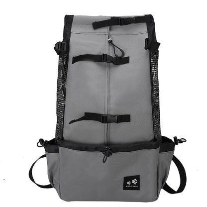 PawPack Travel Backpack Material: Polyester Capacity: 80 pattern: plain Hardness: Medium Whether the source of patent: No Specifications: red: color, blue, gray, black Color: S, M, L, XL Soft-Sided Carriers