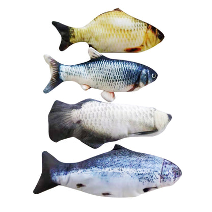 Simulated Flopping Fish – Fun Electric Toy for Cats (Catnip-Free) Overview: 1. With high quality material, this ornament is durable and not easy to damage. 2. This toy does not contain toxic and harmful things and materials, and it is healthy and safe for