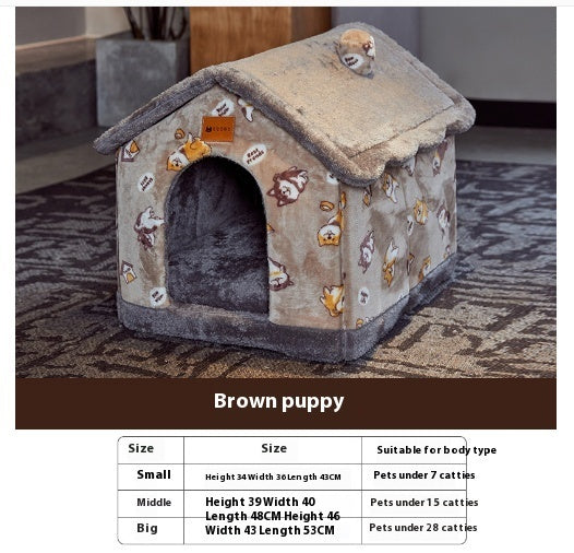 SnuggleHaus™ Enclosed Bed Overview: 1.Self-warming Fabric. Premium synthetic plush fur, a combination of comfortable and breathable, cozy, warm. 2.Durable Bottom. Can be placed in a balcony corridor or other places without worrying about sliding, providin