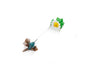 SpringWhisker™ Overview: Easy to use The remote control is usually powered by AAA battery, which is convenient and simple to turn on the light with one button. Rotate 360 degrees Press to turn on the light, the motor at the base is activated, and the butt