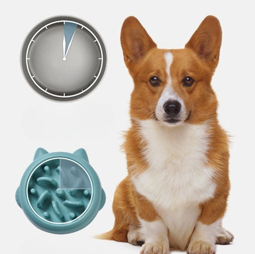 SlowPaw Feeding Bow Slow Feeder Dog Bowl – Anti-Gulping, Fun & Healthy Eating Transform mealtime into a safe and stimulating experience for your dog. Designed to promote slower, healthier eating habits, this slow feeder bowl helps prevent bloating, chokin