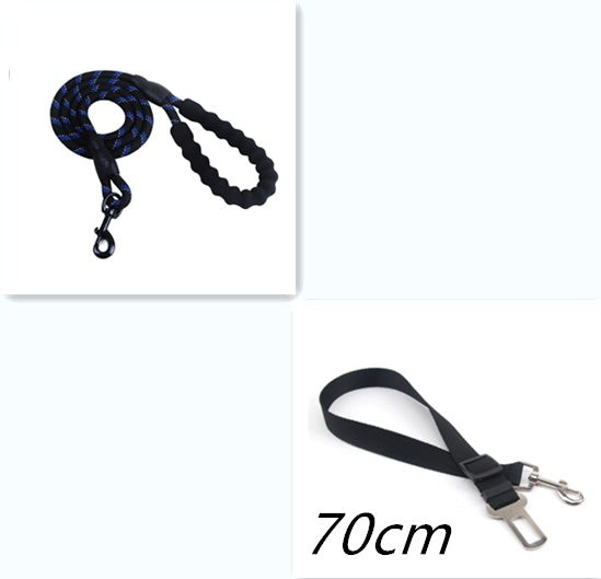 PacePup Overview: - Foam handle, experience walking dog easily - Sewing with herringbone car encryption needle, more robust and safe to walk the dog - Encrypted imitation nylon reflective anti-skid handle - Electrophoresis black hooks are made of zinc all