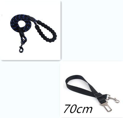 PacePup Overview: - Foam handle, experience walking dog easily - Sewing with herringbone car encryption needle, more robust and safe to walk the dog - Encrypted imitation nylon reflective anti-skid handle - Electrophoresis black hooks are made of zinc all
