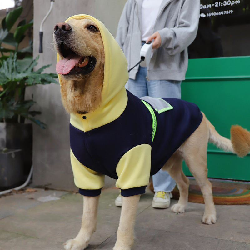 Cozy Sweater for Large Dogs – Warm & Stylish Pet Apparel Product information: Material: fleece sweater fabric Style: fashion casual Features: Transparent pocket Colour: black, green Size Information: Size/CM Lenght Bust Neck 3XL 50 74 50 4XL 55 79 54 5XL