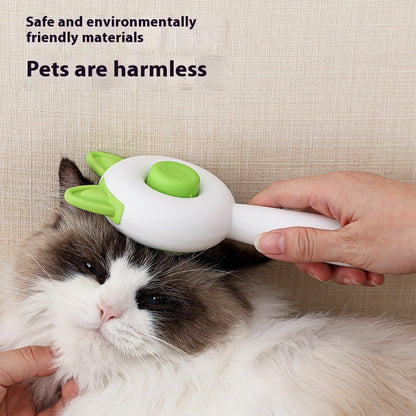Self-Cleaning Pet Grooming Brush Overview: Keep Your Pets Looking Their Best — Without the Mess! Make grooming time effortless and enjoyable for both you and your furry friend. This self-cleaning pet grooming brush gently removes loose hair, tangles, and