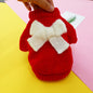 Cute Pet Sweater – Hollow Knit with Bow for Small Dogs & Cats Overview: 1. Winter Essential: This dog sweater is made of warm and comfortable knitted fabric, brings the warmth to your pet, no longer afraid of cold. 2. Popular Pattern: Designed with lattic