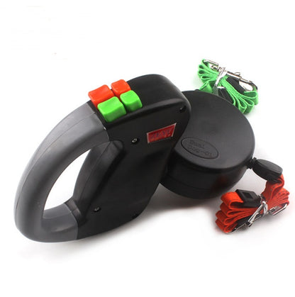 TwinTrek Overview 1.Packing: sucking plastic and self-sealing bag 2.Accessories: the basic accessories are cab been buckle 3.Usage: this product allows you to freely control your dog's free activity space while you control your pet dog. You can enjoy the