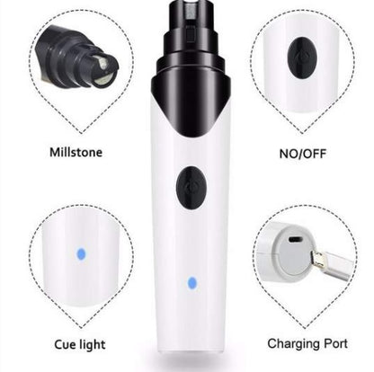 NailWhirl™ Electric Pet Trimmer Overview: Low Vibration and Low Noise - This Pet Nail Grinder is equipped with a super mute motor but powerful. It gently removes thin layers of the nail with low noise and low vibration, so that sensitive pets will be happ