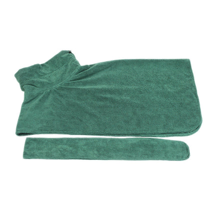 DryPaws™ Microfiber Bathrobe Overview: 1. Dog Bathrobe Towel, Dog Fast Drying Dog Drying Coat with Adjustable Chest Neck Strap, Super Absorbent Microfiber Material Pet Drying Moisture Absorbing Bathrobe with Hook and Loop 2. Healthy and skin-friendly mate