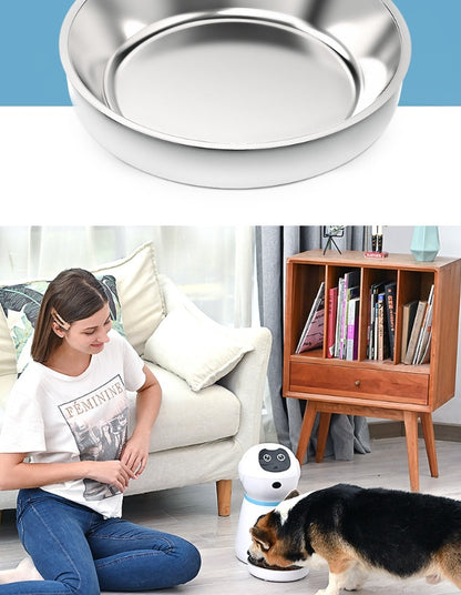 Paw® Feeder ●Grain storage barrel: Removable grain barrel, easy to clean ●Applicable food: 5mm-12mm dry food Manual feeding: single feeding once, about 5g each time ●Automatic feeding: maximum 4 meals per day, maximum 39 servings per meal, approximately 5