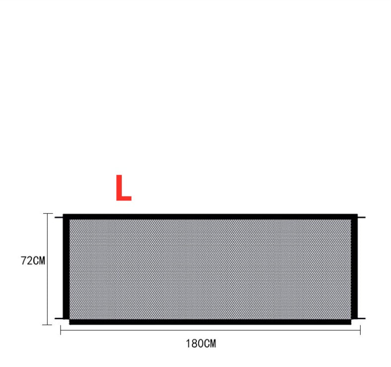 FurSafe Dog Barrier Overview: Safety Enclosure Gate: can provide pet dogs a safe enclosure to play and rest; Designed to endure pets claws and withstand abuse from pets. Easy to assembled for convenient use. Lightweight and portable, foldable and easy to