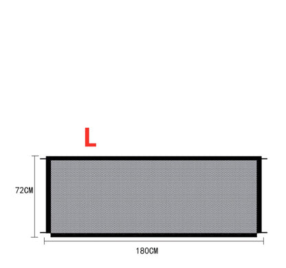 FurSafe Dog Barrier Overview: Safety Enclosure Gate: can provide pet dogs a safe enclosure to play and rest; Designed to endure pets claws and withstand abuse from pets. Easy to assembled for convenient use. Lightweight and portable, foldable and easy to