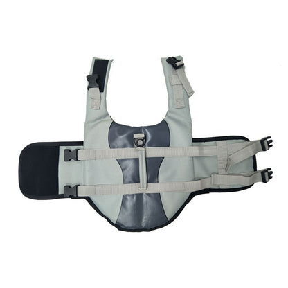 AquaPaw Safety Vest Material: Polyester Product category vest Applicable gender Color Rose Red, Silver Grey Size XS, S, M, L Pet Safety Vests