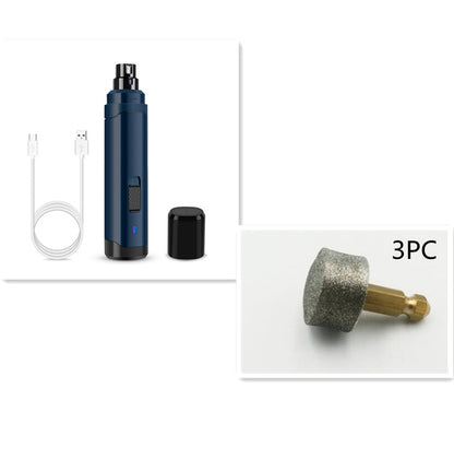 NailWhirl™ Electric Pet Trimmer Overview: Low Vibration and Low Noise - This Pet Nail Grinder is equipped with a super mute motor but powerful. It gently removes thin layers of the nail with low noise and low vibration, so that sensitive pets will be happ