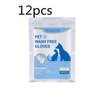 PawWipe™ No-Bath Gloves Product information: Product name: Pet disposable gloves 6pes Product packaging: bagged Packaging size about: 14*20cm Product size about: 24.7*25cm Material: aluminum foil Product gross weight: 45g Packing list: Gloves*6pcs Gloves