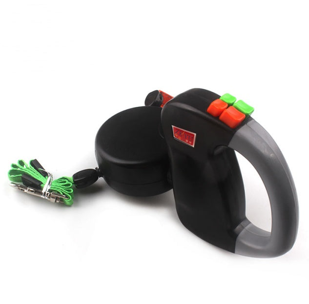 TwinTrek Overview 1.Packing: sucking plastic and self-sealing bag 2.Accessories: the basic accessories are cab been buckle 3.Usage: this product allows you to freely control your dog's free activity space while you control your pet dog. You can enjoy the