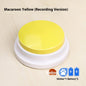 TalkPaws™ – Dog Communication Button with Voice Product information: Color: Recording model [macaron purple], recording model [macaron Gray], recording model [macaron pink], recording model [macaron yellow], recording model [macaron Green]], recording Mod