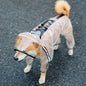 PuddleSuit™ Puppy Rainwear style: Casual Item No.: 2003SXSL3381 Brand: hipidog/ hippie dog Applicable gender: general Color: New upgrade of high-quality raincoat #frosted white, new upgrade of high-quality raincoat #frosted black Size（cm） Neckline Bust Ba