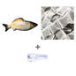 Simulated Flopping Fish – Fun Electric Toy for Cats (Catnip-Free) Overview: 1. With high quality material, this ornament is durable and not easy to damage. 2. This toy does not contain toxic and harmful things and materials, and it is healthy and safe for