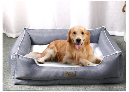 CleanNest™ Removable Dog Bed Product Information: Color: Dark grey Specifications: No. S: Tedibo Meishnari Cat, etc. [Recommended in 10 kg], No. M: Tedibo Meibi Bear Faduoki, etc. [Recommended in 30 kg], No. L: Hashimo Golden Wood Dog, etc. [Recommended i