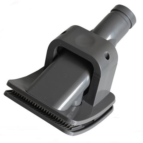 VacuGroom™ – Pet Brush Attachment for Vacuum Cleaners Product information: This grooming tool removes loose hair directly from your dog before it's shed around the home. Collected hair is then sucked straight into the vacuum. Mess-free vacuum-assisted dog