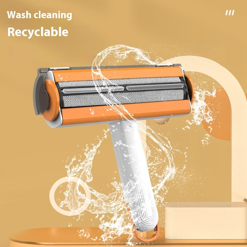 FurRoll™ – 2-in-1 Reusable Pet Hair Removal Brush Keep your home fur-free effortlessly with the FurRoll™ 2-in-1 Pet Hair Removal Roller – a portable, washable tool designed for quick and effective pet hair cleanup. Dual Functionality: Combines a lint roll