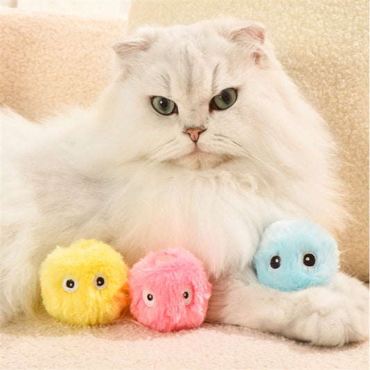 KittyGlow Molar Ball – Soothing, Bouncy & Long-Lasting Product information: Color: yellow [crickets], pink [birds], Blue [frogs]] Specification: luminous plush Material: Plush Import or not: no Category: Pet Toys Packing list: Glowing balls*1PC Product Im