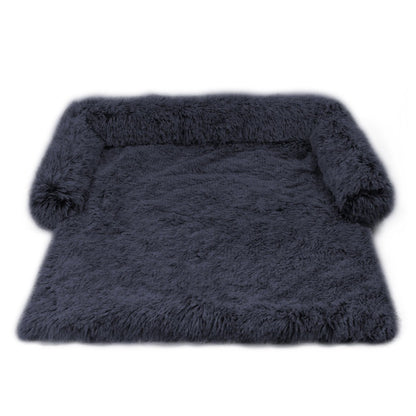 PlushPod™ 2-in-1 Pet Bed Product information: Material: pp cotton Size: s, m, l Color: powder gray coffee Size S M L Outer diameter(L*W*H) 76*73*16cm 90*85*20cm 105*93*20cm Inner diameter(L*W) 56*62cm 65*72cm 76*81cm Features: Long hair Packing list: Dog