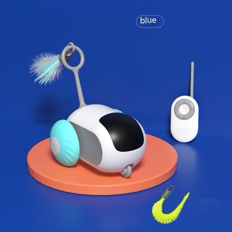 USB Smart Cat Car – Remote Toy for Active Indoor Cats Crazy-Joy Remote Control Car Cat Toy – Hunt, Chase & Play Instincts Unleashed Transform your living room into a feline playground with the Crazy-Joy Car, the ultimate interactive toy that taps into you
